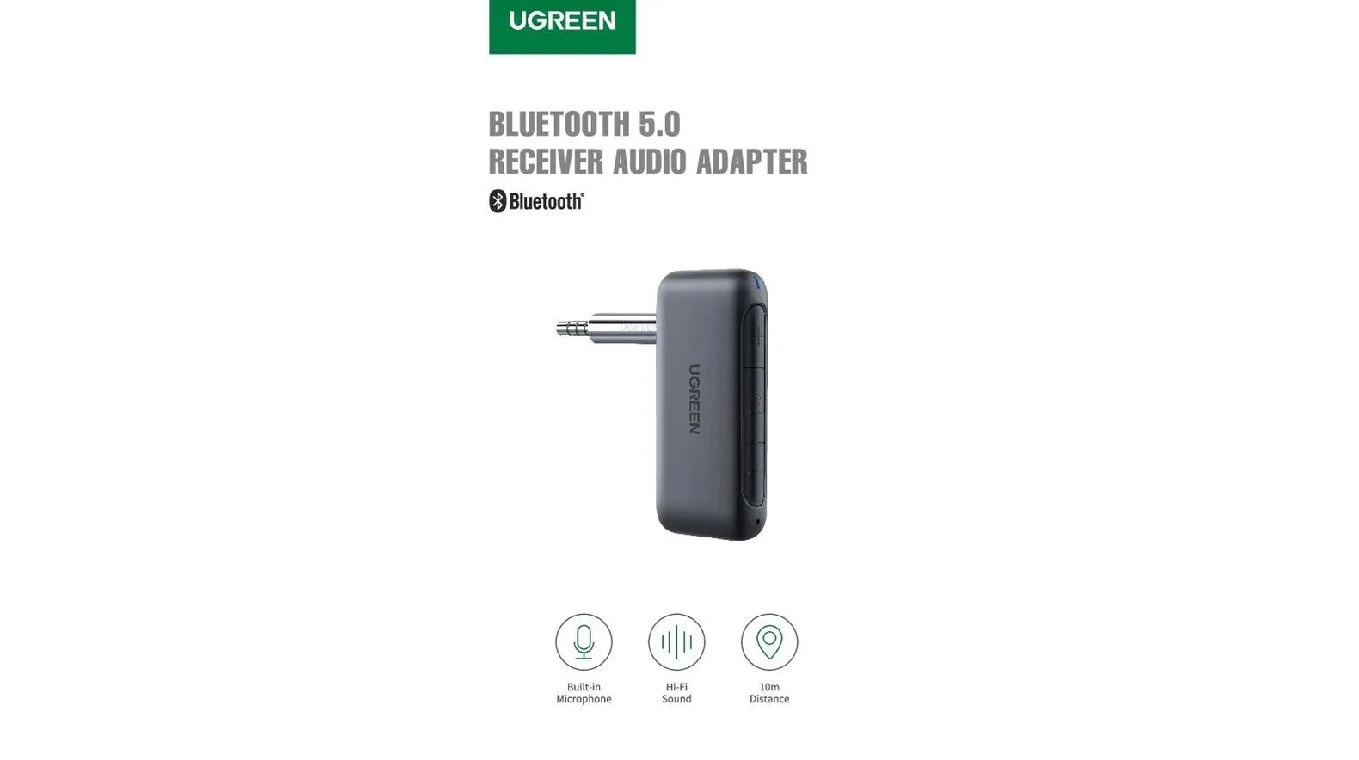 UGREEN Car BT 5.0 Receiver Audio Adaper 3.5 mm