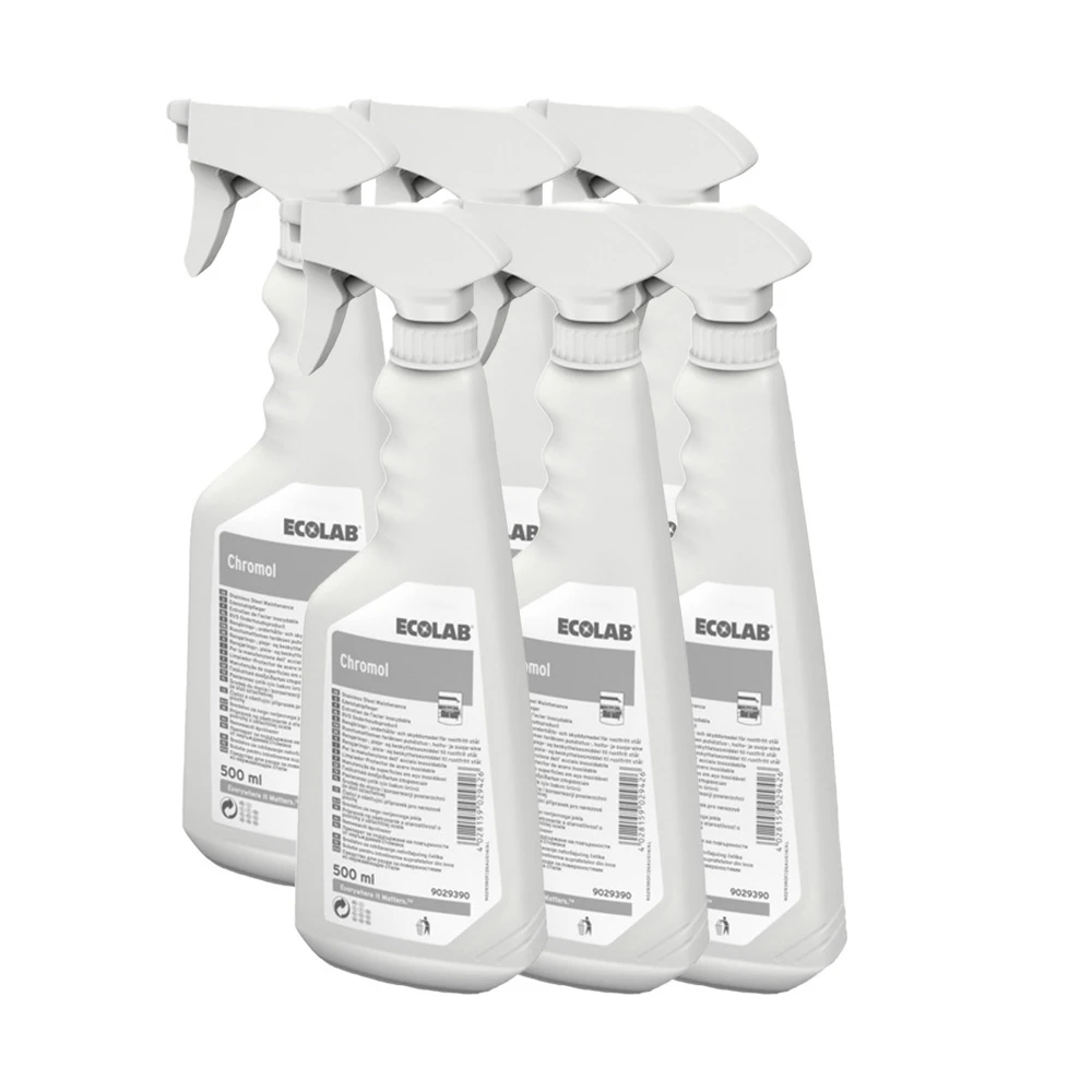 ECOLAB Metallpolitur Chromol 6 x 500 ml