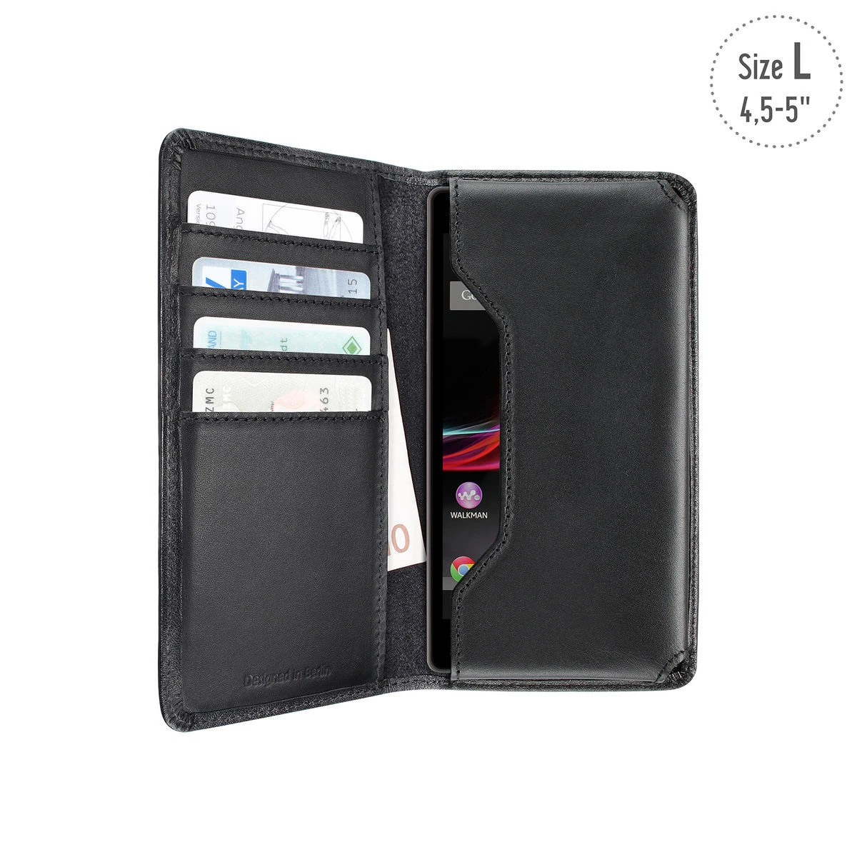 ARTWIZZ Universal Lederetui Grösse L - 4.5" bis 5"