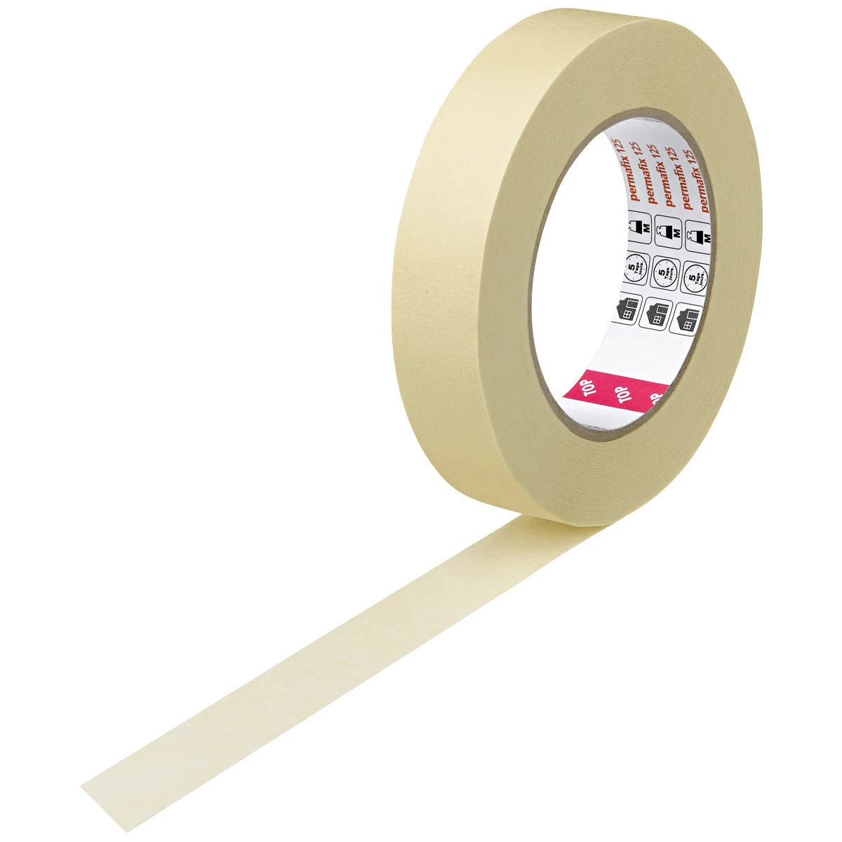 Permafix Abdeckband 125, 25 mm x 50 m, Packung à 9 Rollen