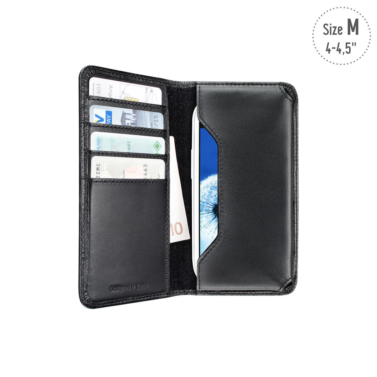 ARTWIZZ Lederetui Grösse M - 4" bis 4.5"