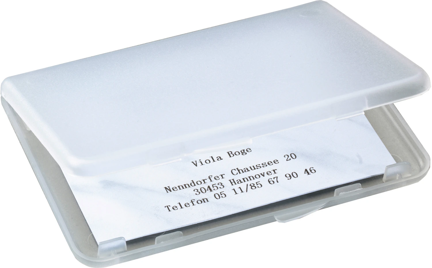 SIGEL Visitenkarten-Etui 89x57mm