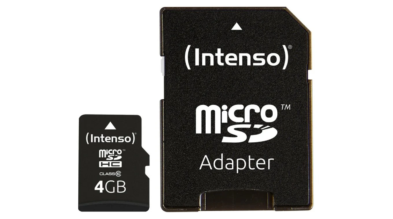 INTENSO micro SDHC Card Class 10 - 4GB