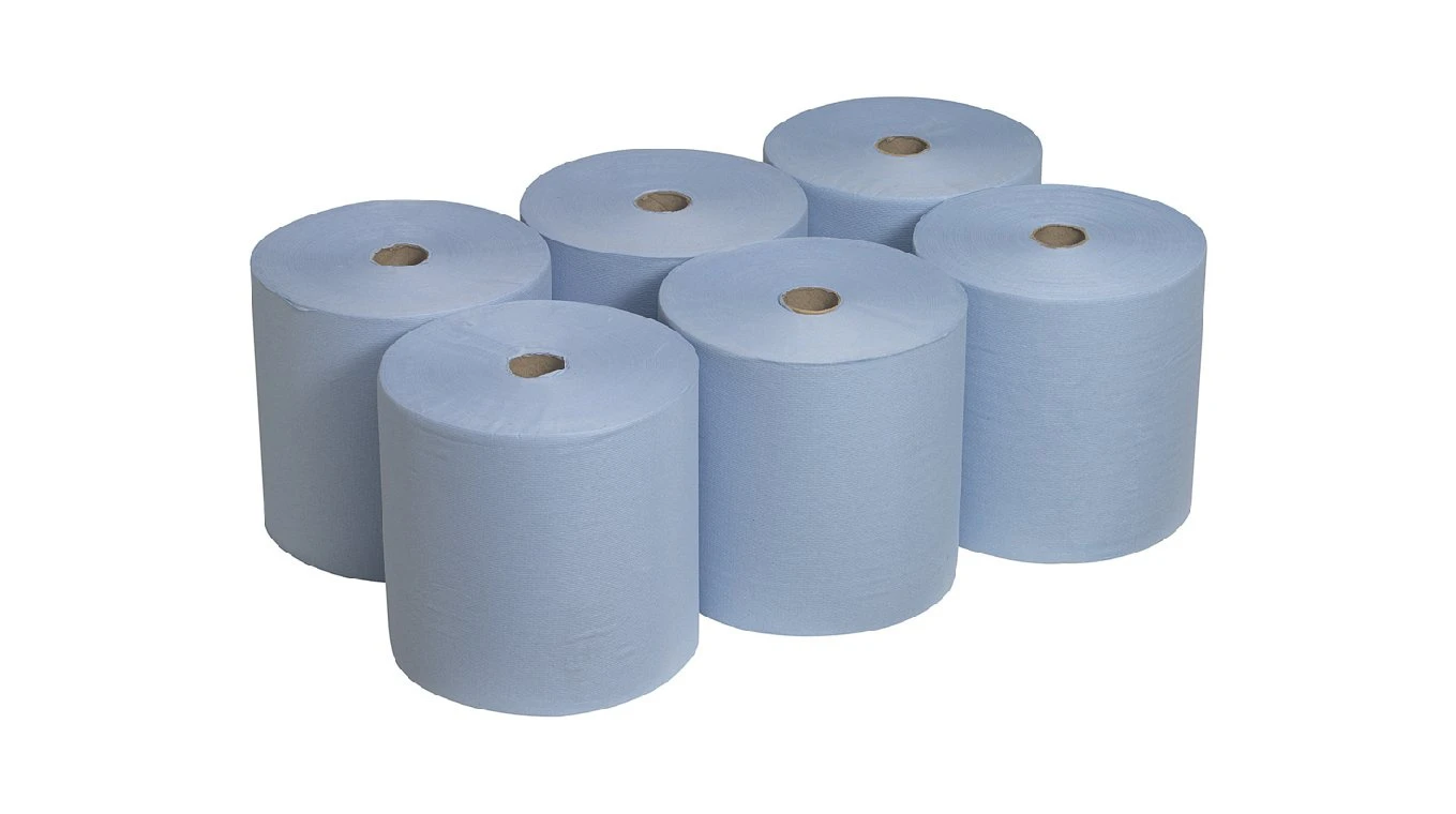 SCOTT Papierhandtuchrollen 1-lagig, 6 Rollen