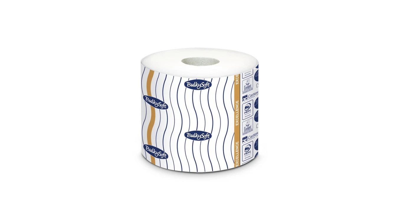 BULKYSOFT WC-Papier Excellence 3-lagig, 96 Rollen