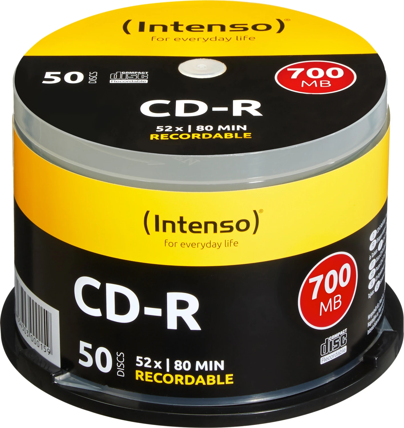 INTENSO CD-R Cake Box 80MIN/700MB