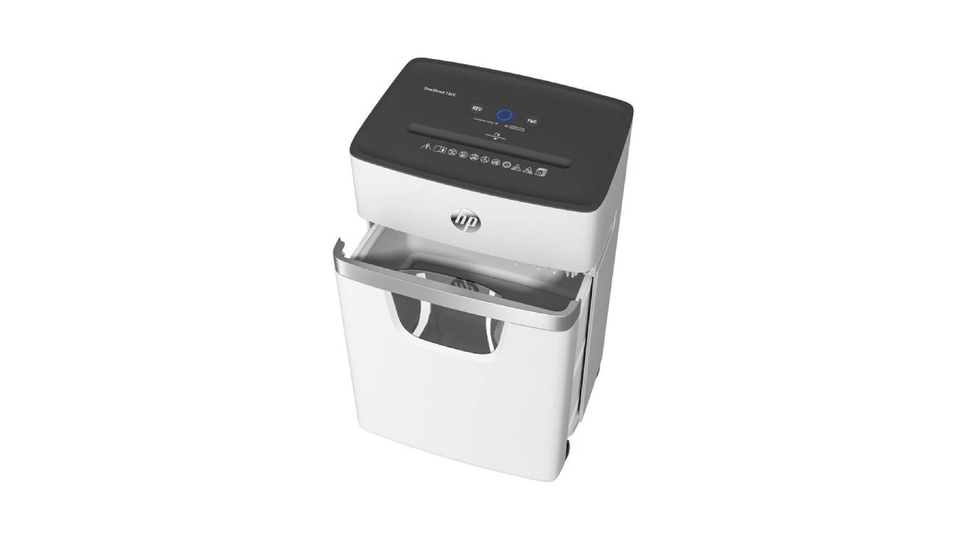 HP Oneshred 15CC Aktenvernichter mit Partikelschnitt