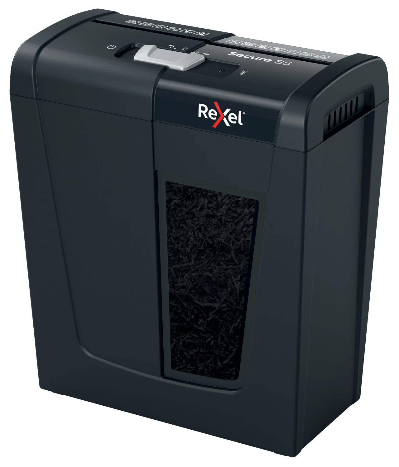 REXEL Aktenvernichter Secure S5, P-2, 10lt