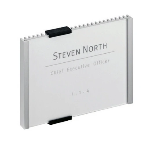 DURABLE Türschild mit Aluminiumrücken A6 148.5 x 105 mm