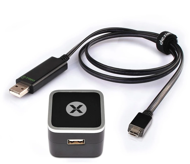 Dexim Visible Green Charger Micro-USB Anschluss