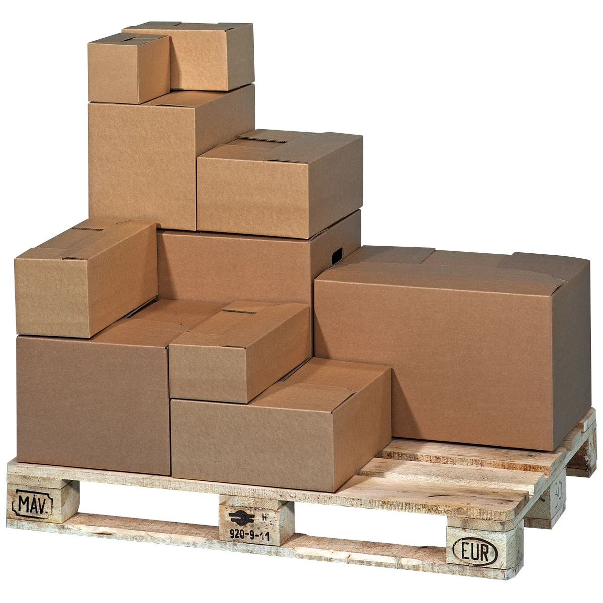 Euro-Modul-Standardkartons 184 x 134 x 137 mm