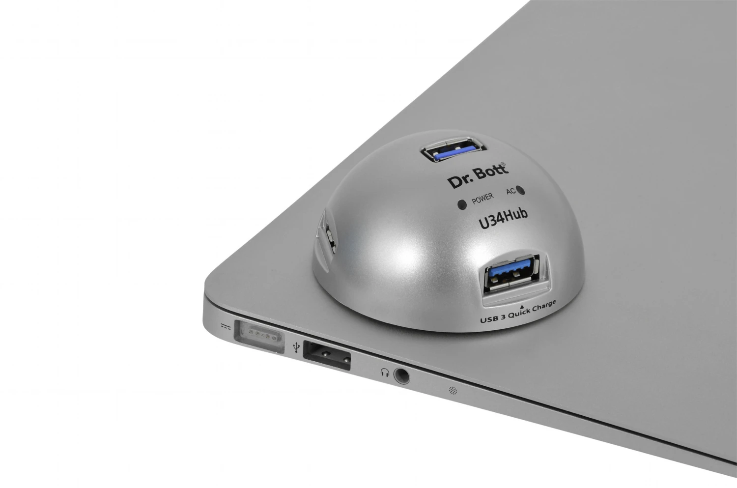 Dr. Bott QuickCharge USB-3 Hub mit 4x USB-A Ladeports