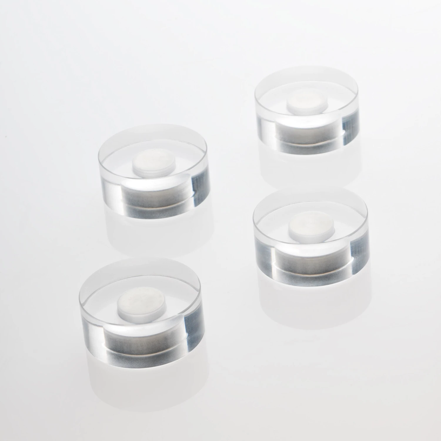 MAGNETOPLAN Design Magnete Acryl 20 mm - 4 Stk.