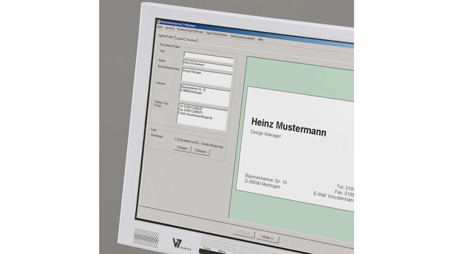 SIGEL LP795 Visitenkarten 85x55mm