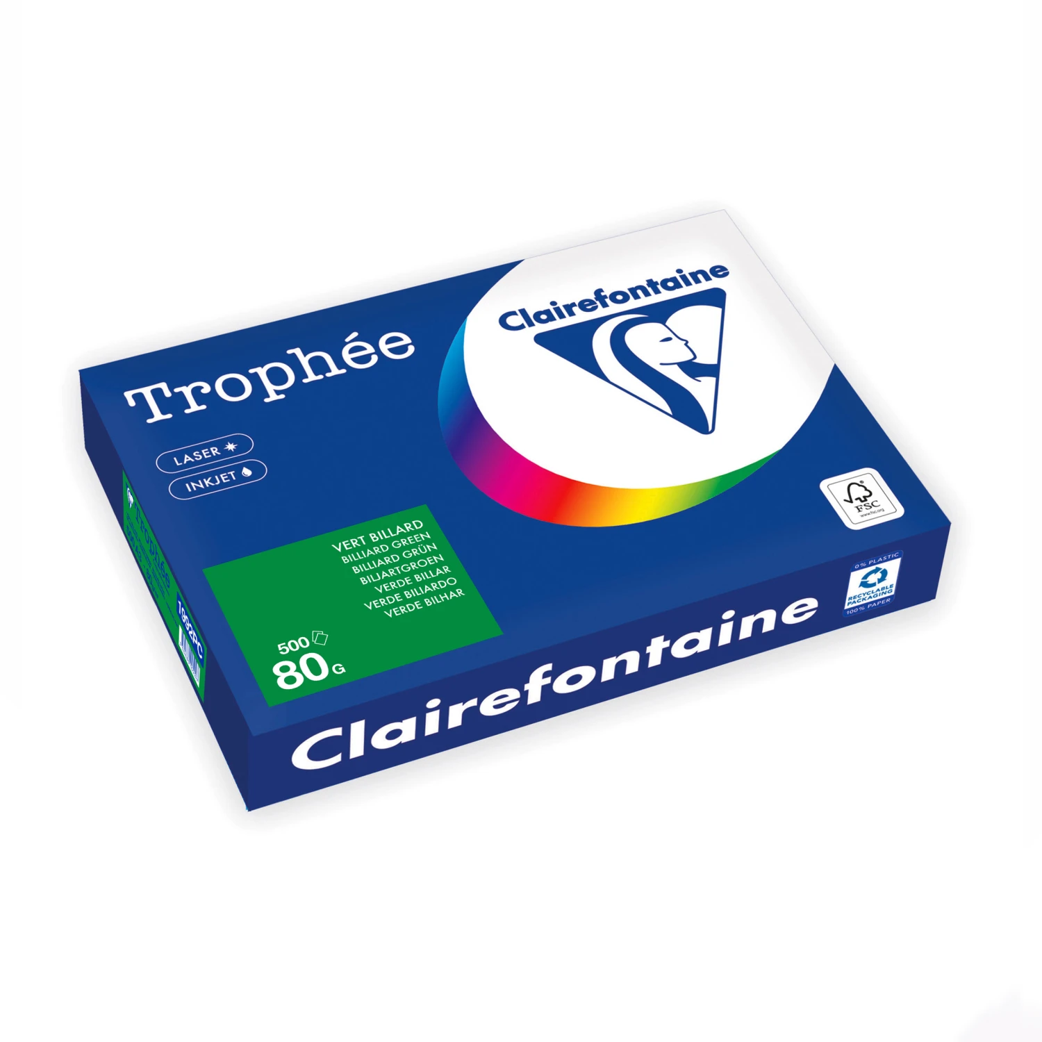 CLAIREFONTAINE Kopierpapier Trophée Intensiv A3, 80 g/m², 500 Blatt