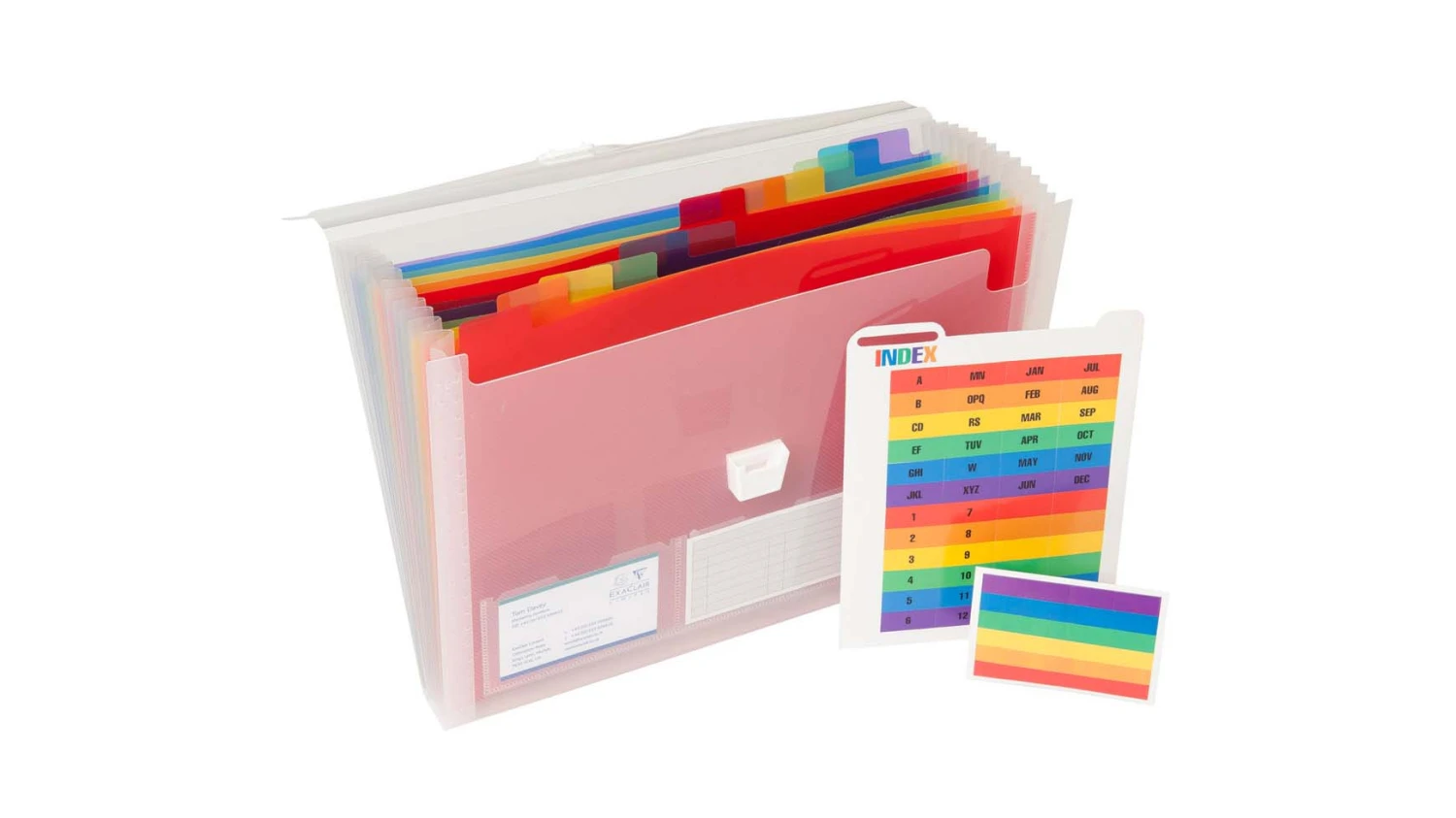 EXACOMPTA Fächermappe Crystal 13 Fächern
