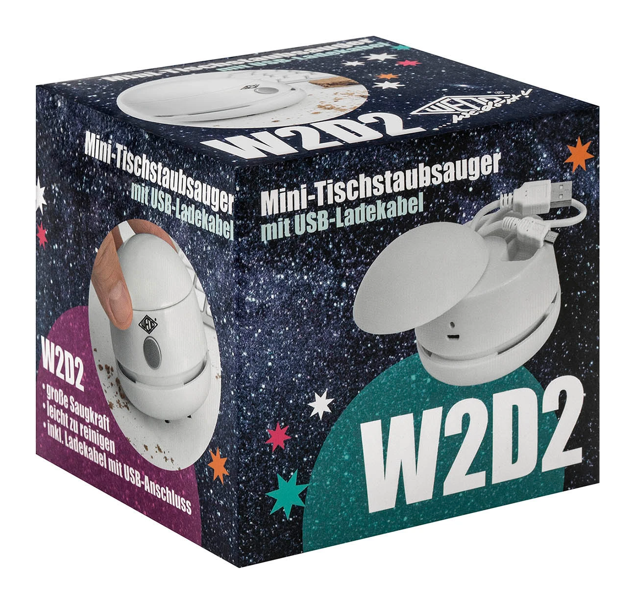 WEDO Mini-Tischstaubsauger W2D2