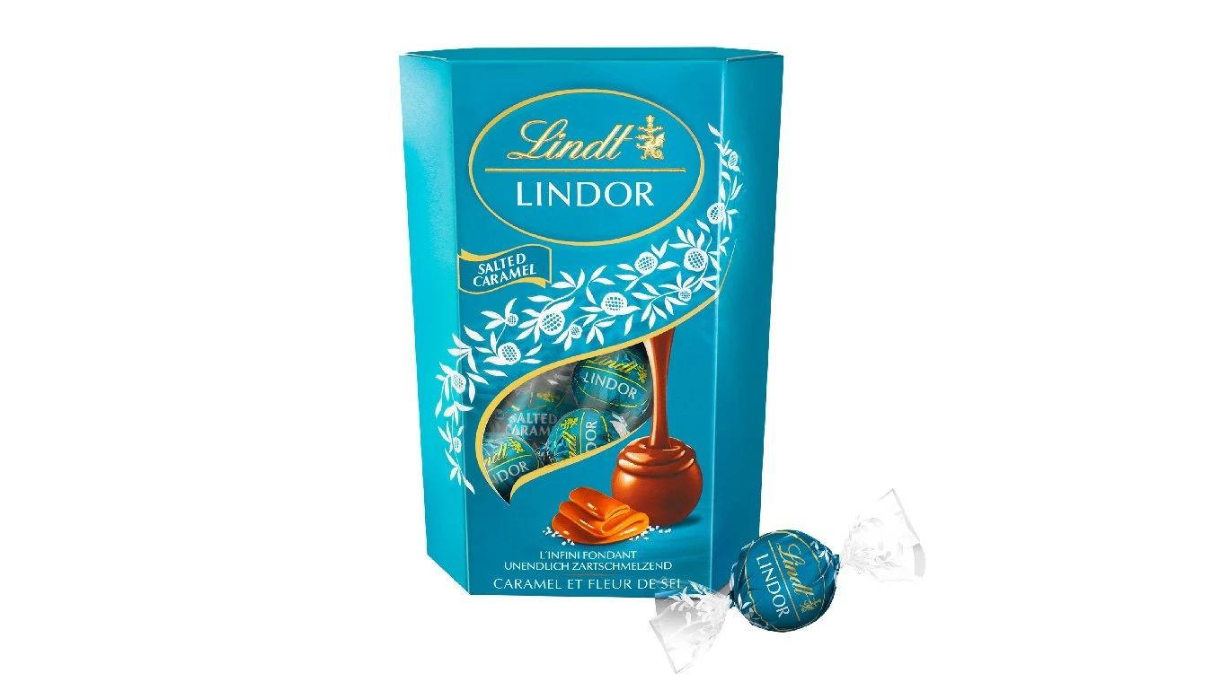 LINDT Lindor Kugeln Salted Caramel Milch 200g