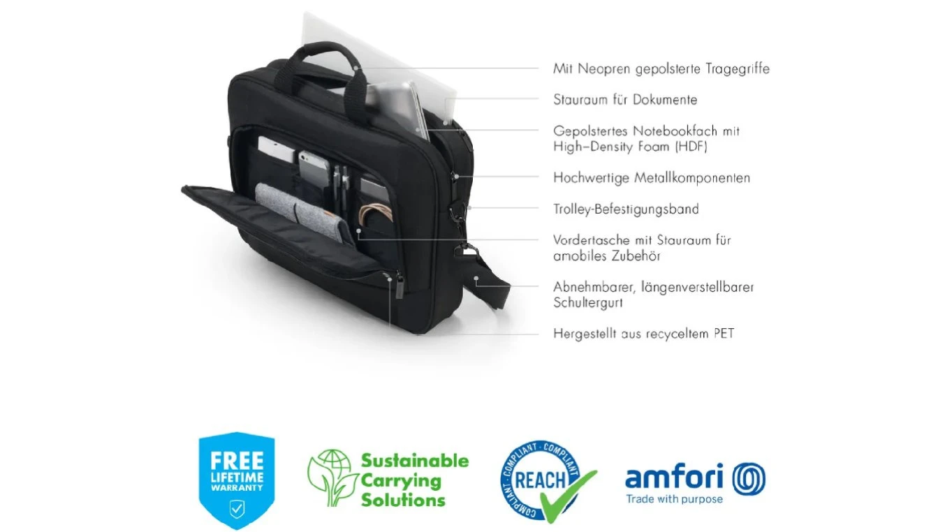 DICOTA Eco Top Traveller BASE 14.10", Universal