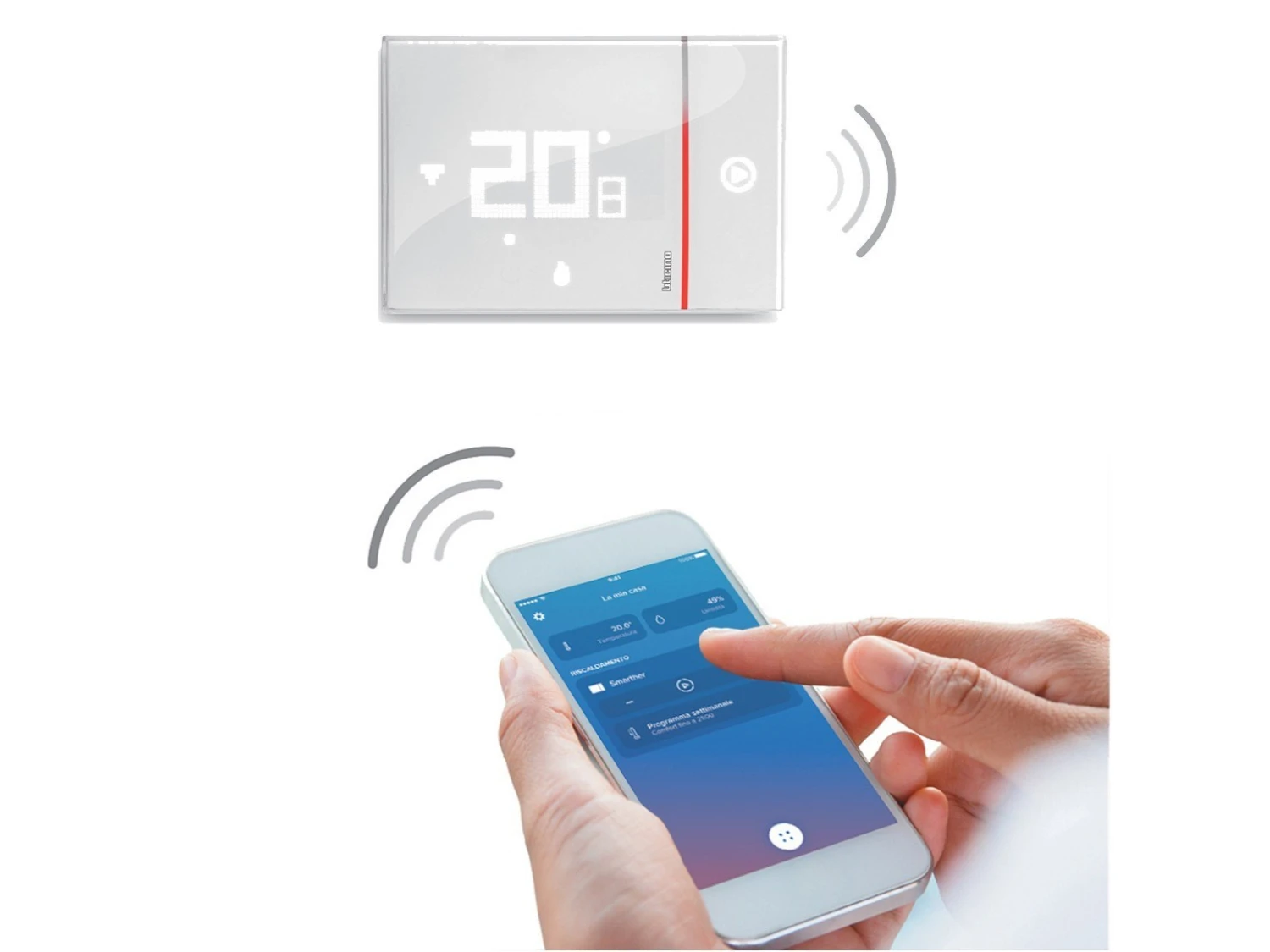 Legrand Smarther 2 with Netatmo Raumthermostat (UP)