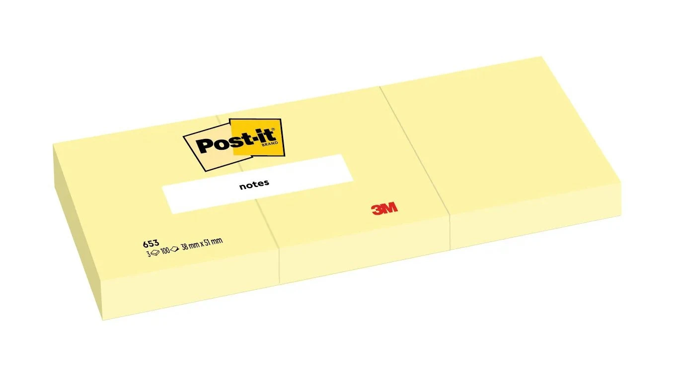 POST-IT Haftnotizen 12 (4x3) x 100 Blatt