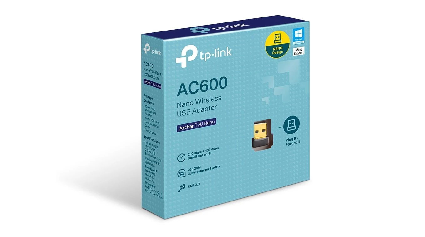 TP-LINK Archer T2U Nano AC600 WLAN-USB-Adapter