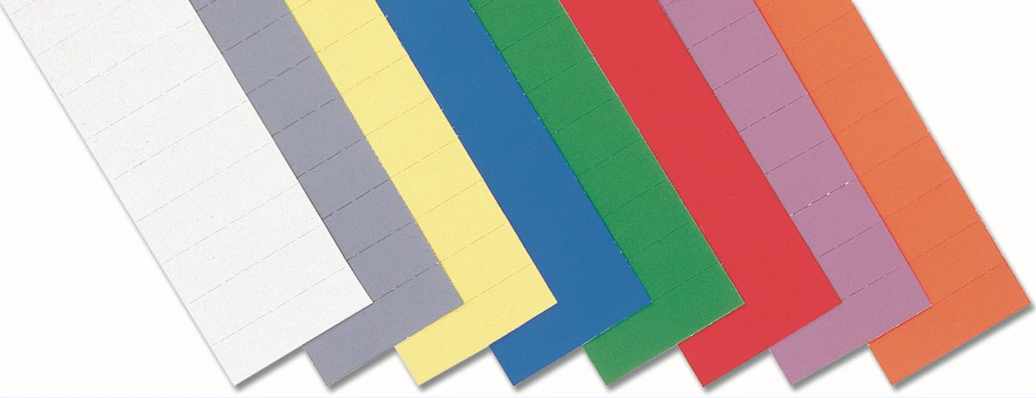MAGNETOPLAN Ferrocard Etiketten, 80  x 15 mm