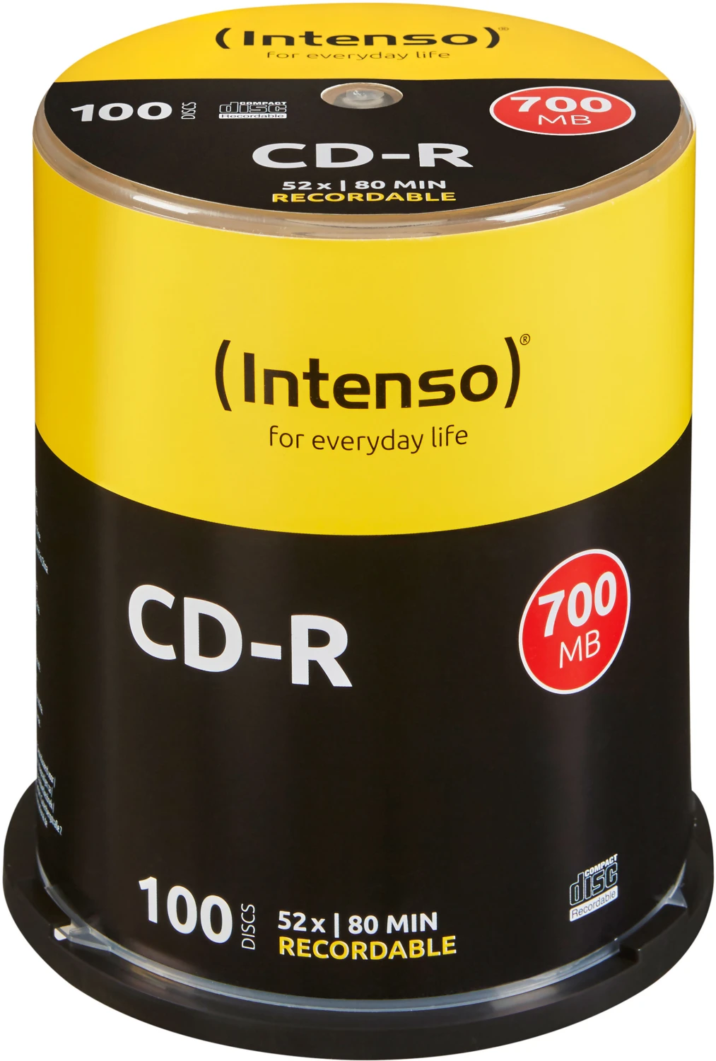 INTENSO CD-R Cake Box 80MIN/700MB - 100 Stk.