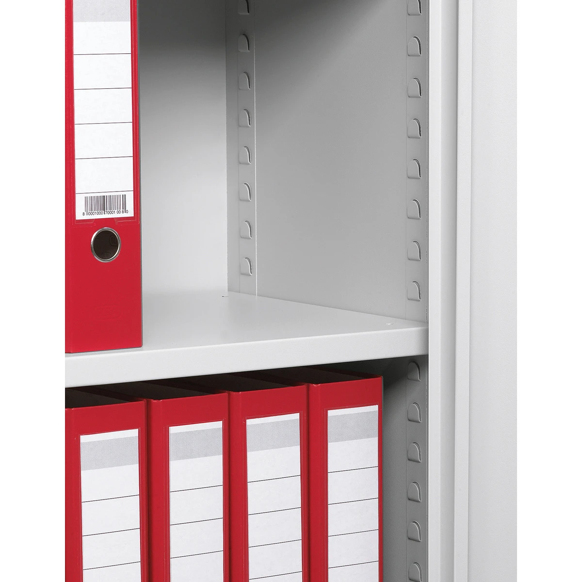 Büro-Stahlschrank 195 x 92 x 42 cm - RAL 7035