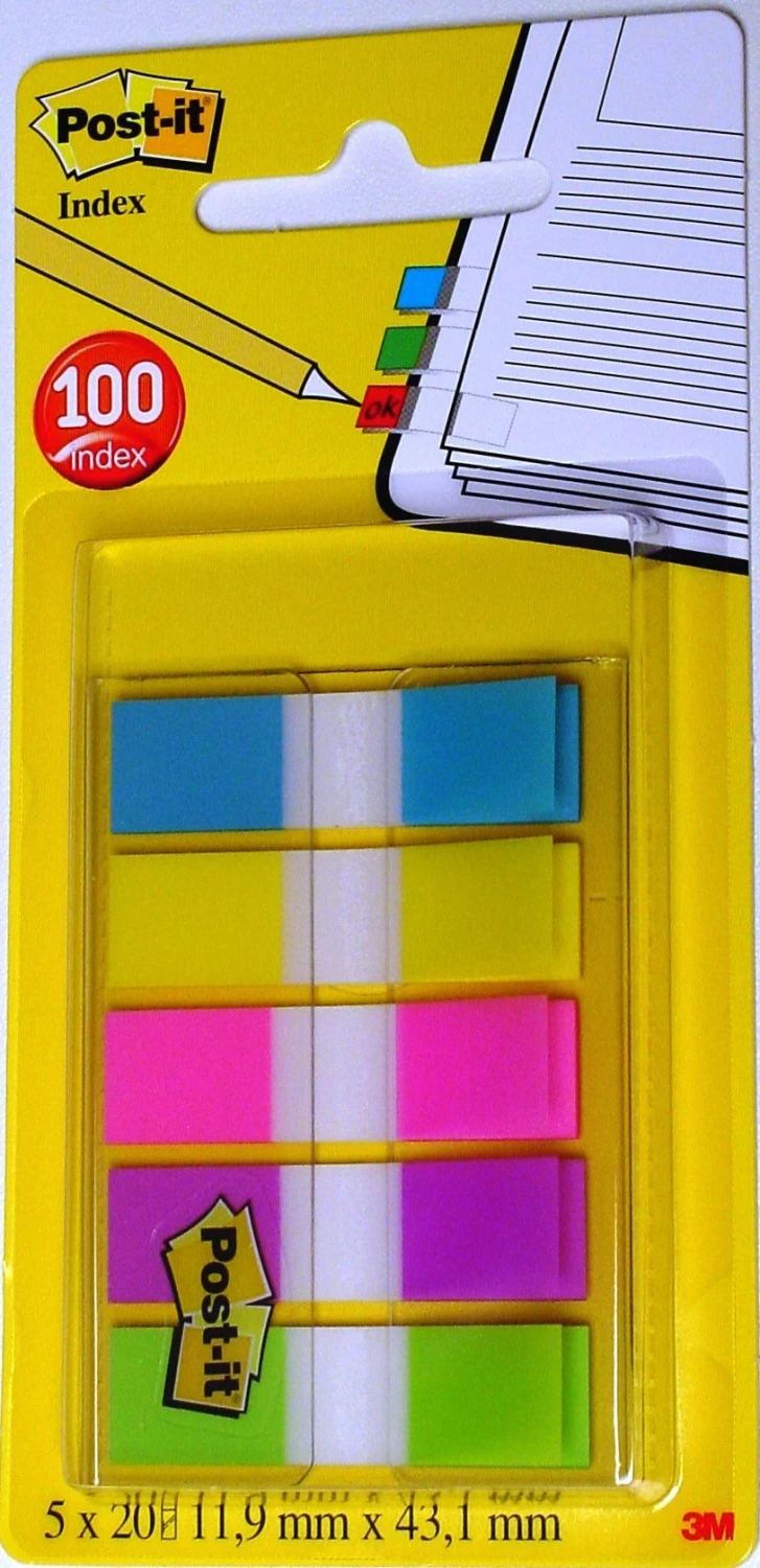 POST-IT Haftstreifen Index Mini 5 x 20 Blatt