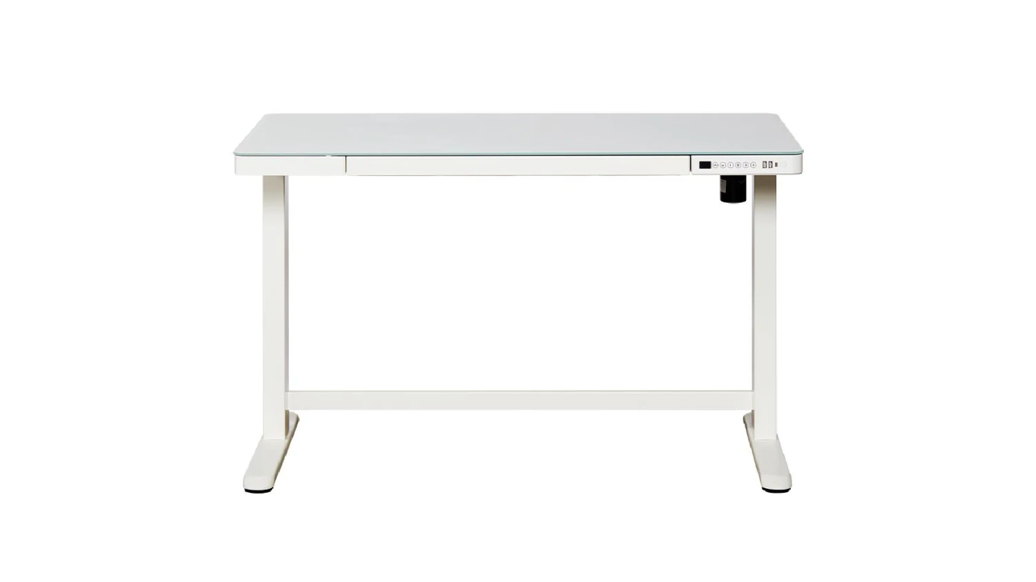 Contini höhenverstellbarer Bürotisch 1.2 × 0.6 m, Glas