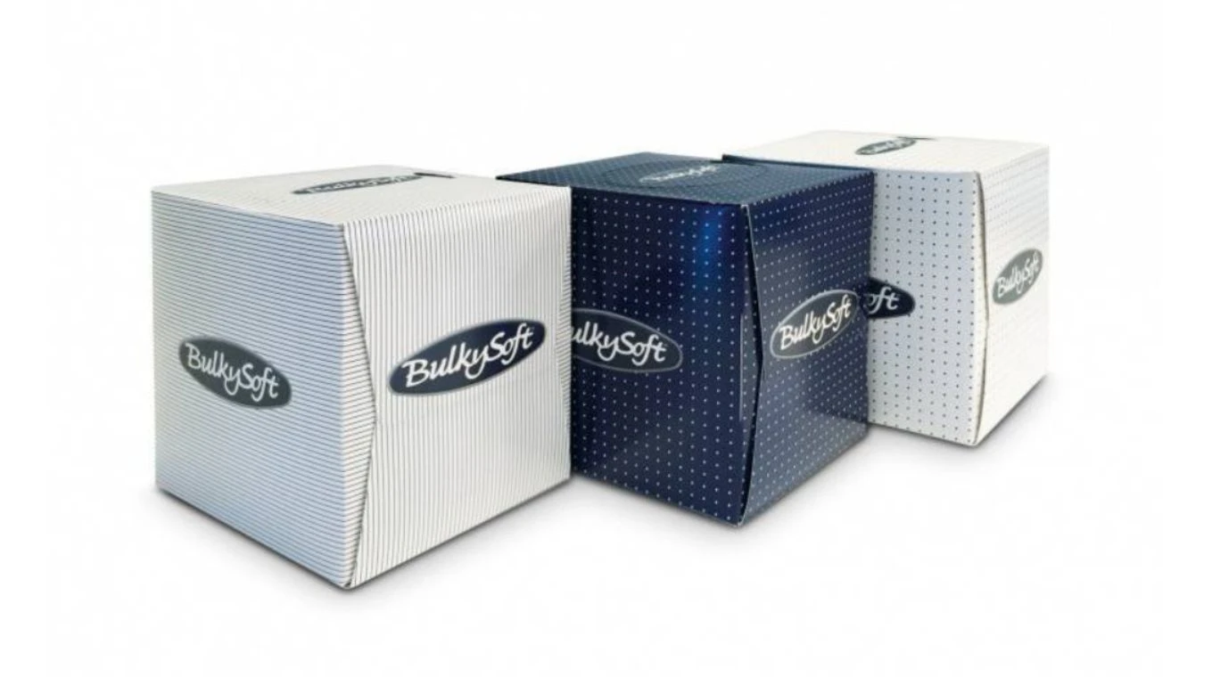 BULKYSOFT Kosmetiktücher Würfel 2-lagig, 24 Stück