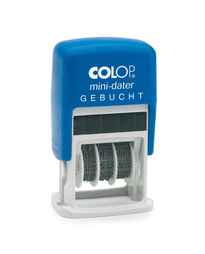 COLOP S160L3/D Datumstempel "Gebucht" D