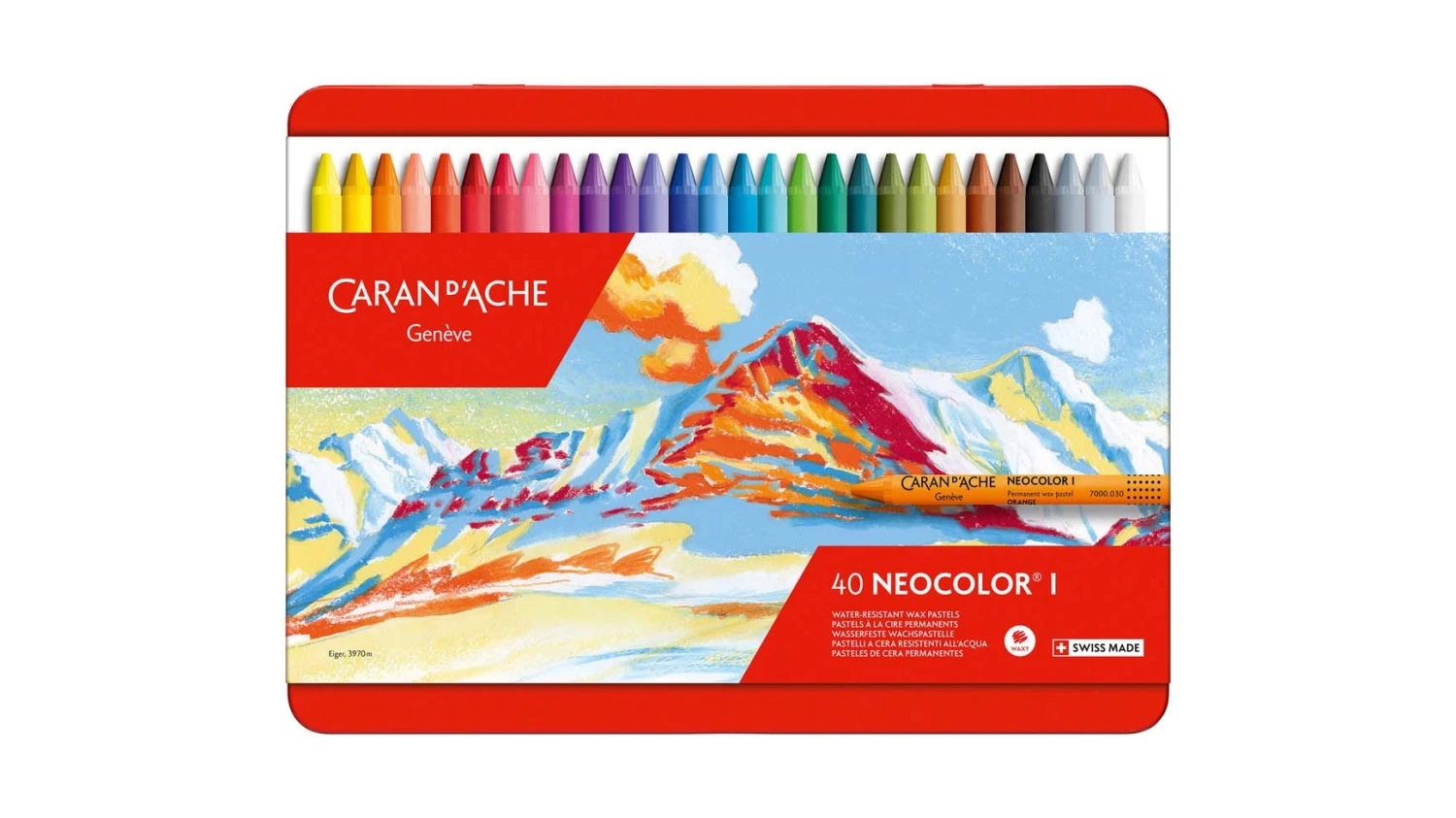 CARAN D'ACHE Wachsmalkreide Neocolor 1 - 40 Farben