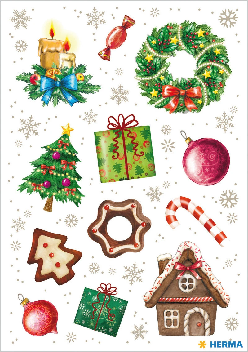HERMA Sticker Weihnachten - 36 Stk.