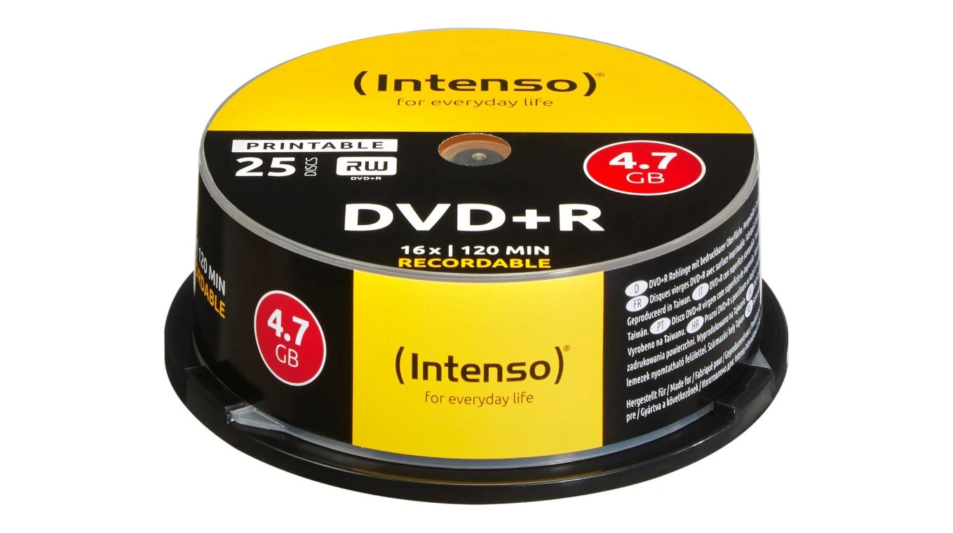 INTENSO DVD+R Cake Box 4.7GB - 25er Pack