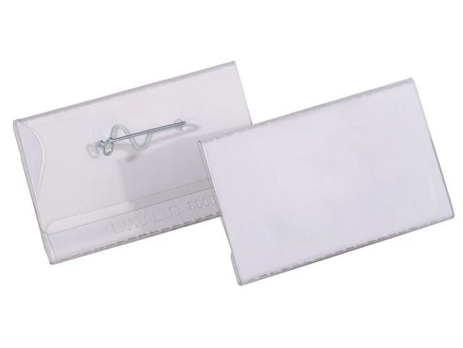 DURABLE Namensschild aus Hartfolie 40 x 75mm