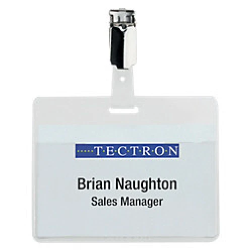 DURABLE Namensschild mit Clip 60 x 90 mm, 8106-19