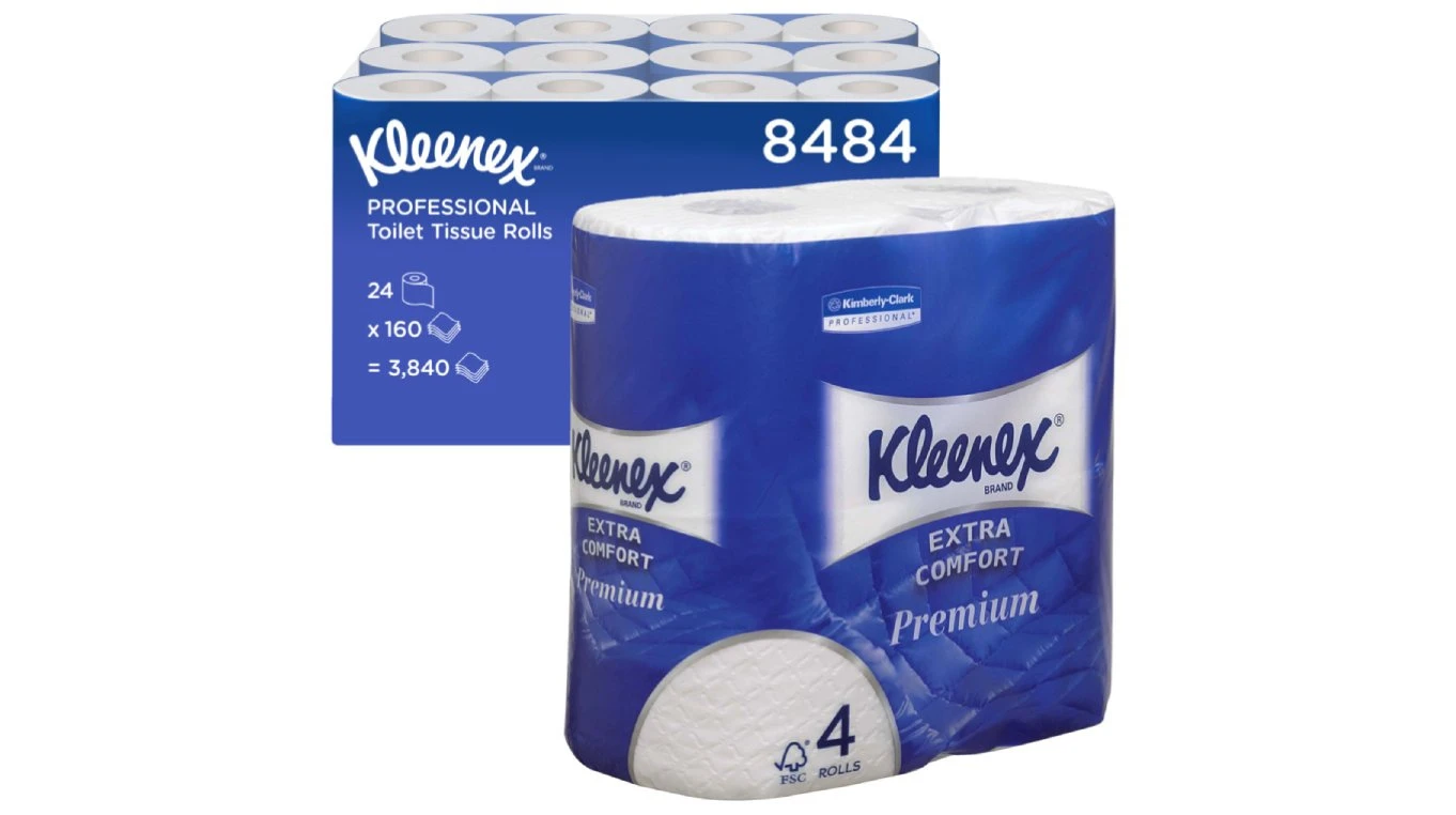 KLEENEX WC-Papier Premium 4-lagig, 24 Rollen
