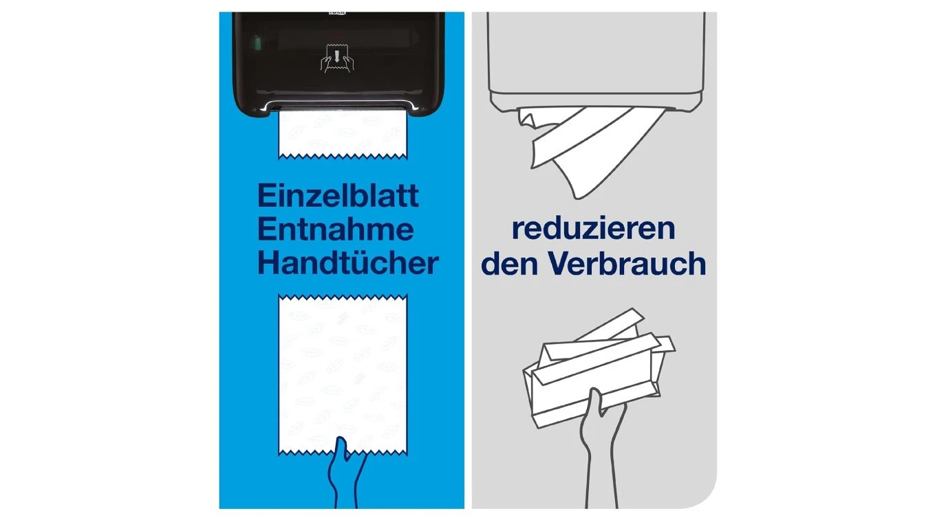 TORK Papierhandtuchrollen Universal Matic 1-lagig, 6 Rollen
