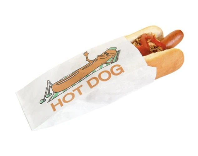 Hot Dog Beutel mit Aufdruck 500 Stück