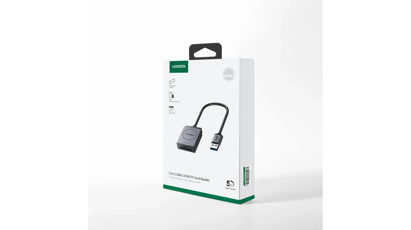 UGREEN 2 in 1 Kartenleser USB 3.2
