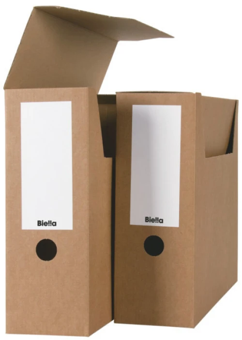 BIELLA Archivschachteln, braun, Pack à 50 Stück
