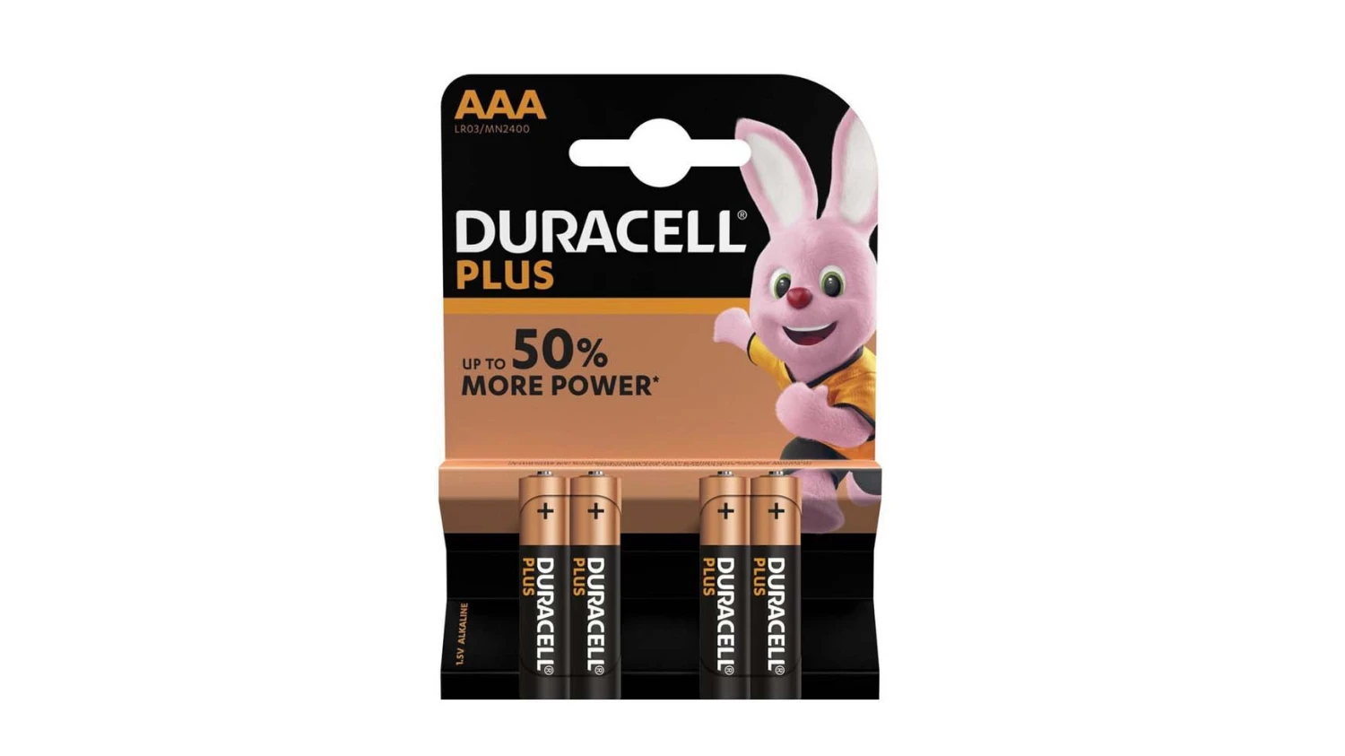 DURACELL Batterie PlusPower LR03 AAA - 4er Pack
