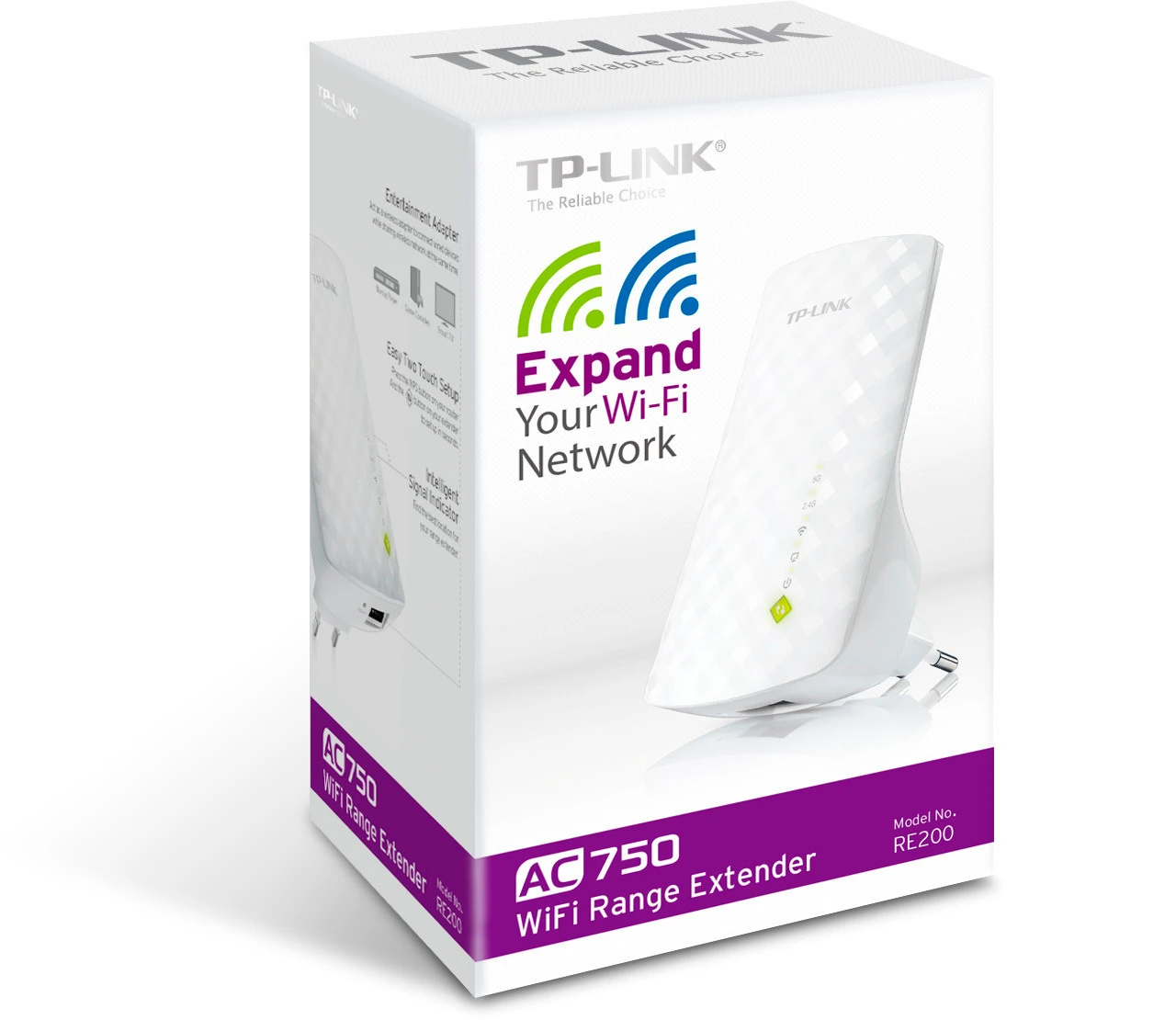 TP-LINK RE200 Dual Band WLAN Repeater AC750