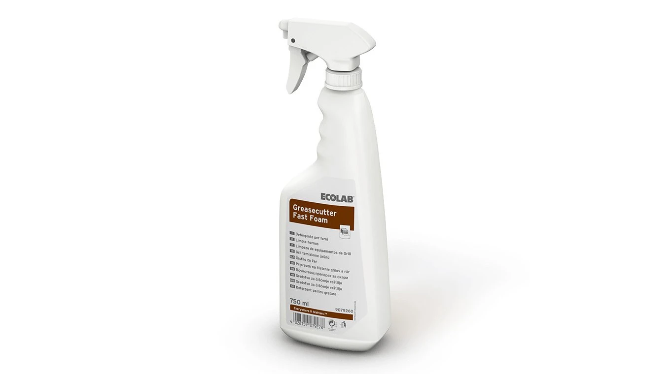ECOLAB Grill- und Ofenreiniger Greasecutter Fast Foam 4 x 750 ml