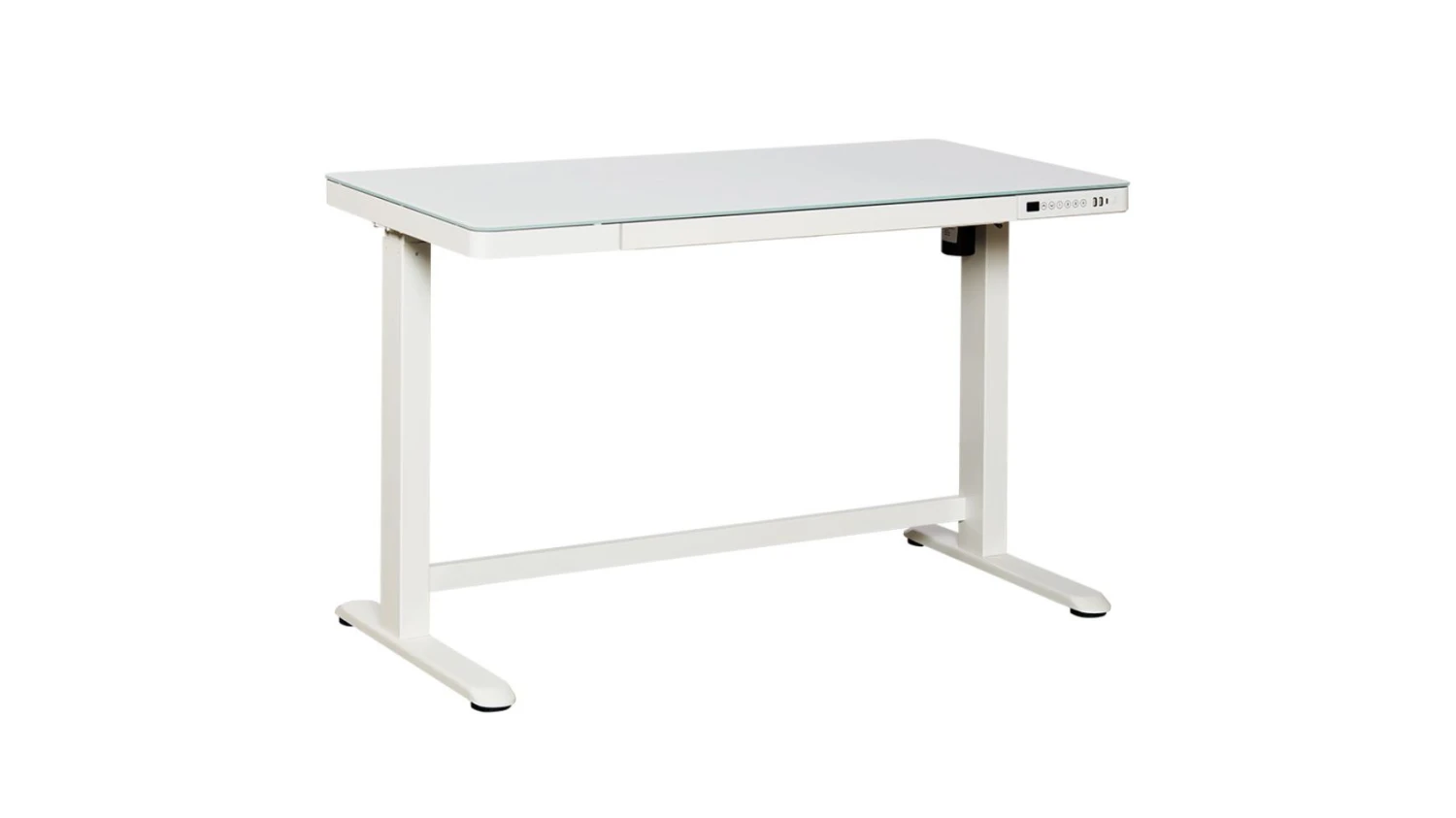 Contini höhenverstellbarer Bürotisch 1.2 × 0.6 m, Glas