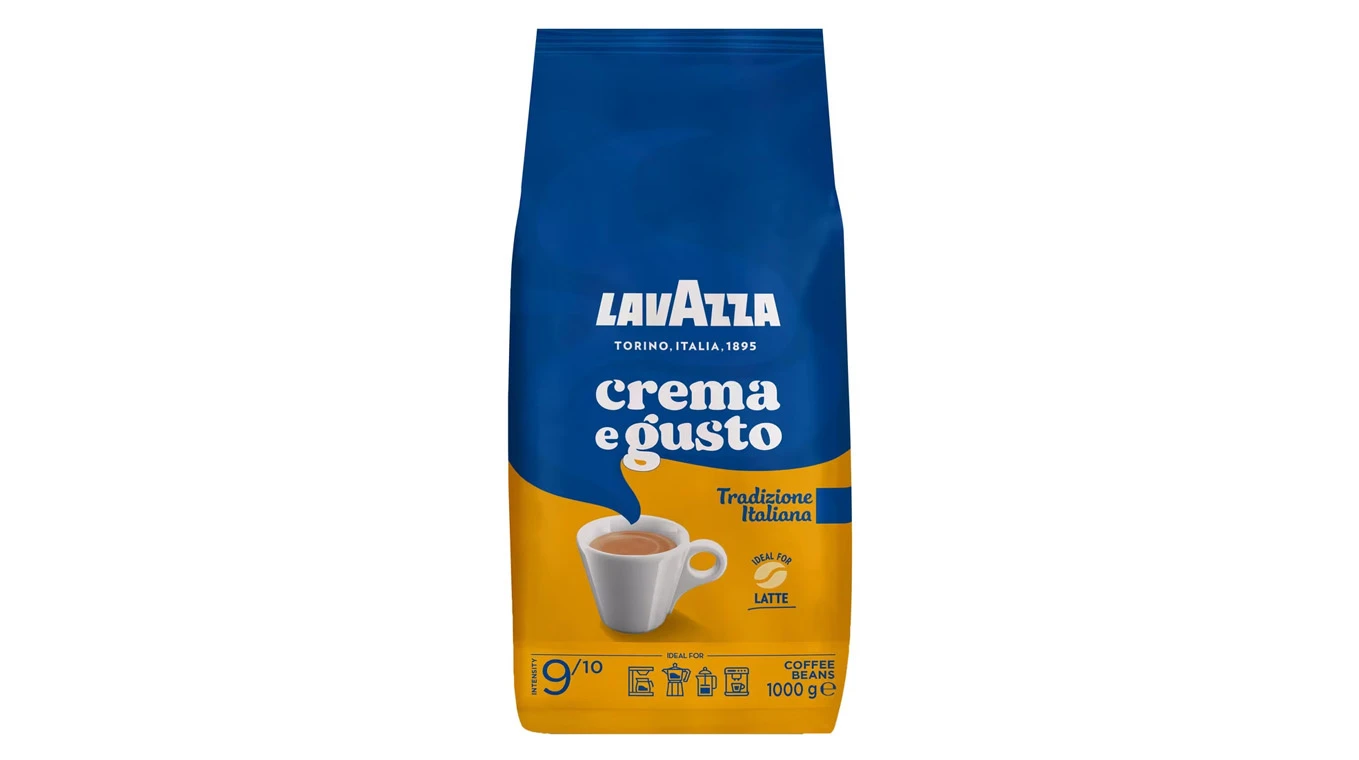 LAVAZZA Kaffeebohnen Crema e Gusto Tradizione Italiana 1 kg