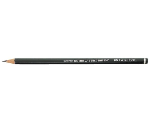 FABER-CASTELL Bleistift CASTELL 9000 2B