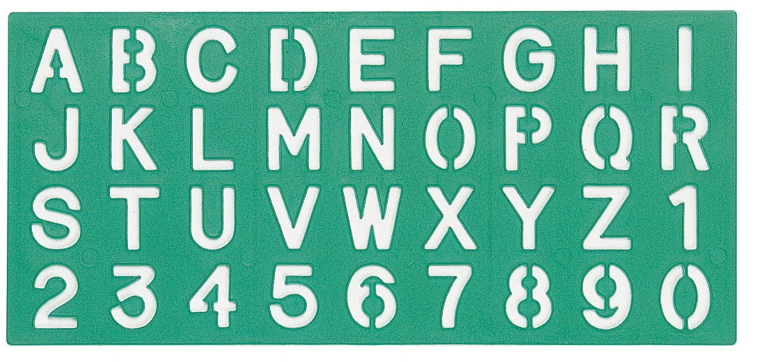 LINEX Schriftschablone 30mm